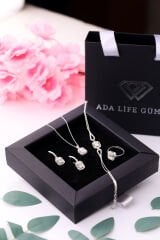 925 Ayar Gümüş Dörtlü Baget Set (ÇANTALI KUTU)