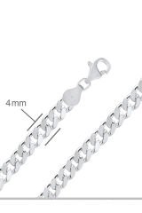 925 Ayar Gümüş 3mm Gurmet Erkek Bileklik (ÇANTALI KUTULU)