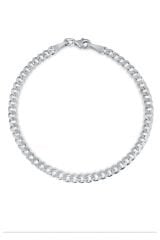 925 Ayar Gümüş 3mm Gurmet Erkek Bileklik (ÇANTALI KUTULU)