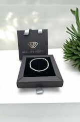 925 Ayar Gümüş 3mm Gurmet Erkek Bileklik (ÇANTALI KUTULU)