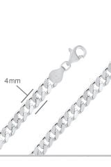 925 Ayar Gümüş 3mm Gurmet Erkek  Bileklik (IŞIKLI KUTULU)