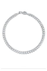 925 Ayar Gümüş 3mm Gurmet Erkek  Bileklik (IŞIKLI KUTULU)