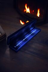 925 Ayar Gümüş 3mm Gurmet Erkek  Bileklik (IŞIKLI KUTULU)