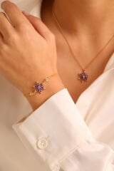 925 Ayar Gümüş Lotus Çiçeği 2 Lİ Set (ÖZEL KUTULU)