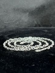 925 Ayar Gümüş 3mm Forse Model Erkek Kolye (ÇANTALI KUTU)