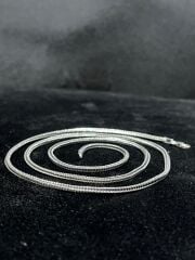 925 Ayar Gümüş 2,5-3 Mm Tilki Kuyruğu Erkek Kolye (ÇANTALI KUTU)