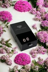 925 Ayar Gümüş Elips Model Minimal Çivi Küpe