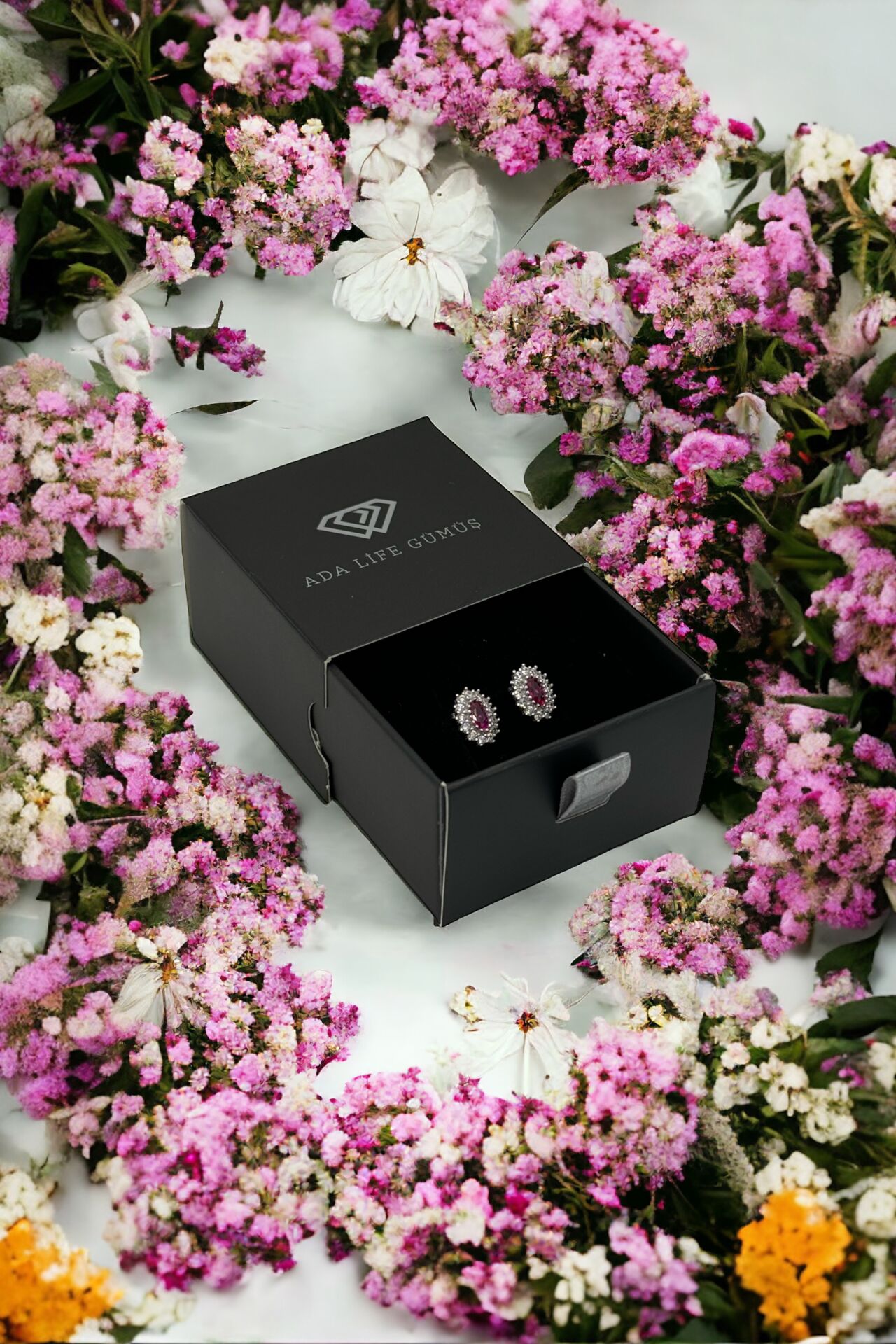 925 Ayar Gümüş Elips Model Minimal Çivi Küpe