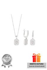925 Ayar Gümüş 2 Li Baget Set (ÖZEL KUTULU)