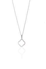 925 Ayar Gümüş YONCA Kolye (ÖZEL KUTULU)