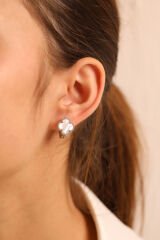 925 Ayar Gümüş YONCA Küpe (ÖZEL KUTULU)