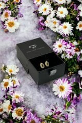 925 Ayar Gümüş Damla Model Minimal Çivi Küpe